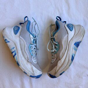 Under Armour Curry 3Z 24 Youth Basketball Shoes Mesh Upper White Blue Size 3.5Y